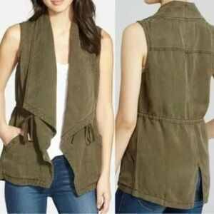 Sanctuary from Anthropologie Womens Olive Green Vest
